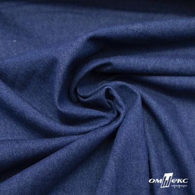 Ткань костюмная "Джинс", 315 г/м2, 100% хлопок, шир. 150 см,   Цв. 7/ Dark blue - купить в Твери. Цена 588 руб.