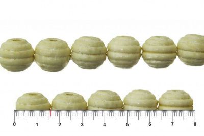 0309-Бусины деревянные "ОмТекс", 16 мм, упак.50+/-3шт, цв.035-белый - купить в Твери. Цена: 62.22 руб.