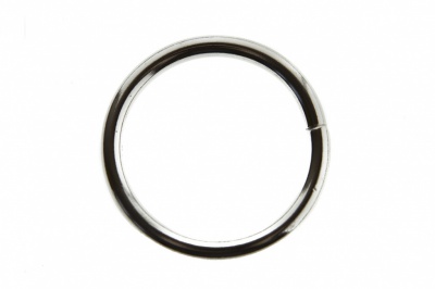 Кольцо металлическое d-32 мм, цв.-никель - купить в Твери. Цена: 3.54 руб.