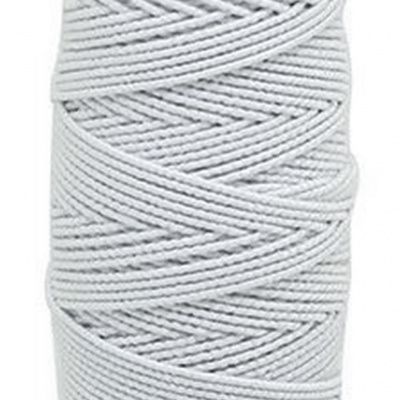 Нитка - резинка Спандекс 25 м (уп-10шт)-белые - купить в Твери. Цена: 35.65 руб.