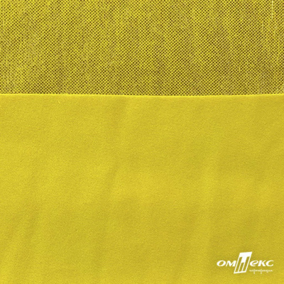 Трикотажное полотно голограмма, шир.140 см, #602 -жёлтый/жёлтый - купить в Твери. Цена 385.88 руб.