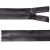 Молния водонепроницаемая PVC Т-7, 20 см, неразъемная, цвет (301)-т.серый - купить в Твери. Цена: 21.56 руб.