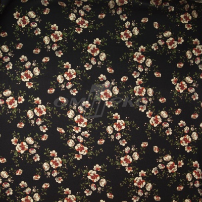Плательная ткань "Фламенко" 3.1, 80 гр/м2, шир.150 см, принт растительный - купить в Твери. Цена 239.03 руб.