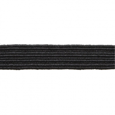 Резинка продежка С-52, шир. 7 мм (в нам. 100 м), чёрная  - купить в Твери. Цена: 637.57 руб.