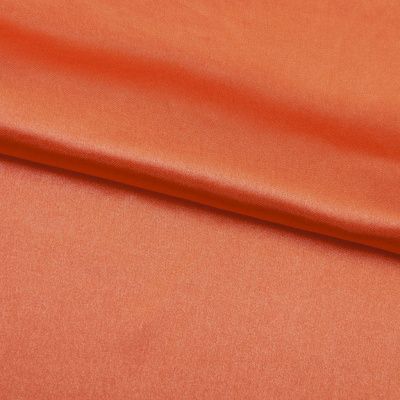 Поли креп-сатин 18-1445, 120 гр/м2, шир.150см, цвет оранжевый - купить в Твери. Цена 155.57 руб.