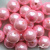 0404-00108-Бусины пластиковые под жемчуг "ОмТекс", 16 мм, (уп.50гр=24+/-1шт) цв.101-св.розовый - купить в Твери. Цена: 44.18 руб.