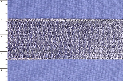 Лента парча MR-25, 25мм (33 м)  серебро - купить в Твери. Цена: 403.62 руб.