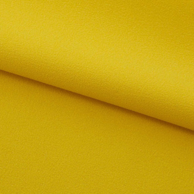 Креп стрейч Амузен 14-0756, 85 гр/м2, шир.150см, цвет жёлтый - купить в Твери. Цена 194.07 руб.
