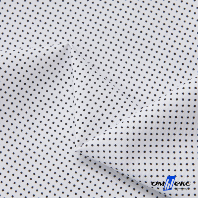 Ткань сорочечная Этна, 120 г/м2, 58% пэ,42% хл, (арт.112) принтованная, шир.150 см, горох - купить в Твери. Цена 359.88 руб.