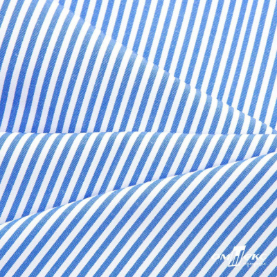 Ткань сорочечная Полоска Кенди, 115 г/м2, 58% пэ,42% хл, шир.150 см, цв.3-синий, (арт.110) - купить в Твери. Цена 306.69 руб.