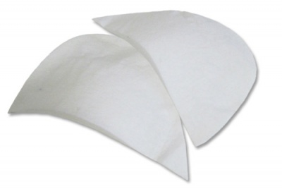 Плечевые накладки И-8 НЦ, составные, цвет белый - купить в Твери. Цена: 47.27 руб.