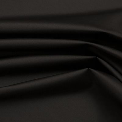 Курточная ткань Дюэл (дюспо), PU/WR/Milky, 80 гр/м2, шир.150см, цвет чёрный - купить в Твери. Цена 141.80 руб.