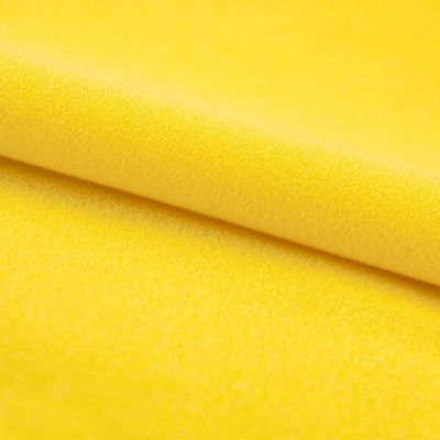 Креп стрейч Амузен 12-0752, 85 гр/м2, шир.150см, цвет жёлтый - купить в Твери. Цена 194.07 руб.