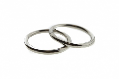 Кольцо металлическое d-32 мм, цв.-никель - купить в Твери. Цена: 3.54 руб.