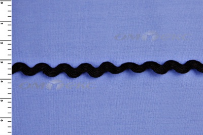 Тесьма плетеная "Вьюнчик"/черный - купить в Твери. Цена: 48.11 руб.