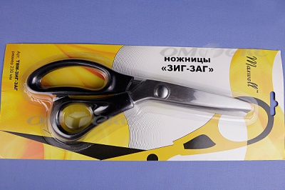 Ножницы ЗИГ-ЗАГ "MAXWELL" 230 мм - купить в Твери. Цена: 1 041.25 руб.