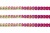 Пайетки "ОмТекс" на нитях, CREAM, 6 мм С / упак.73+/-1м, цв. 89 - розовый - купить в Твери. Цена: 468.37 руб.