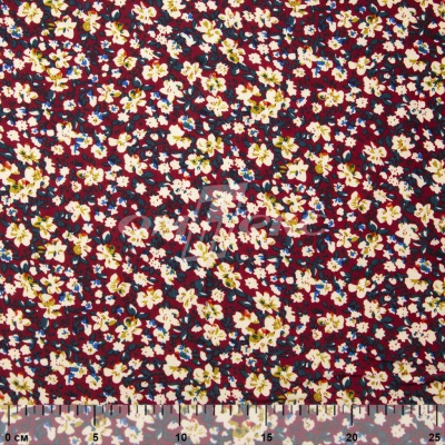 Плательная ткань "Софи" 5.1, 75 гр/м2, шир.150 см, принт растительный - купить в Твери. Цена 243.96 руб.