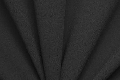 Костюмная ткань с вискозой "Бриджит", 210 гр/м2, шир.150см, цвет чёрный - купить в Твери. Цена 564.96 руб.