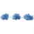 Тесьма плетеная "Рюш", упак. 9,14 м, цвет голубой - купить в Твери. Цена: 45.87 руб.