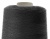 Швейные нитки (армированные) 28S/2, нам. 2 500 м, цвет чёрный - купить в Твери. Цена: 139.91 руб.