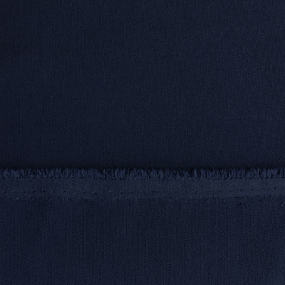 Костюмная ткань "Элис", 220 гр/м2, шир.150 см, цвет т.синий - купить в Твери. Цена 308 руб.