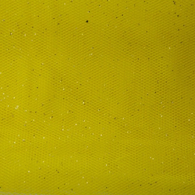 Сетка Глиттер, 24 г/м2, шир.145 см., желтый - купить в Твери. Цена 117.24 руб.